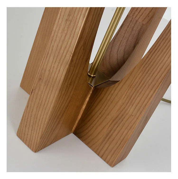 Fairbanks Floor Lamp Wooden Floor Lamp for  Living Room Bedroom Sofa Bedside Solid Nordic Designers Floor Lamps