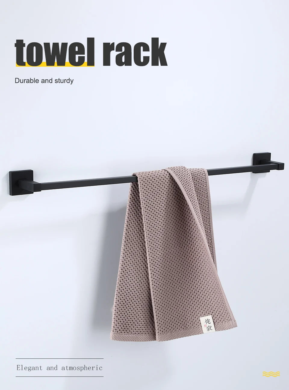 Bathroom Hardware Accessories Towel Rack Toilet Paper Dispenser Holder Wall Coat Hooks Towel Rail Ring Roll Hanger Set