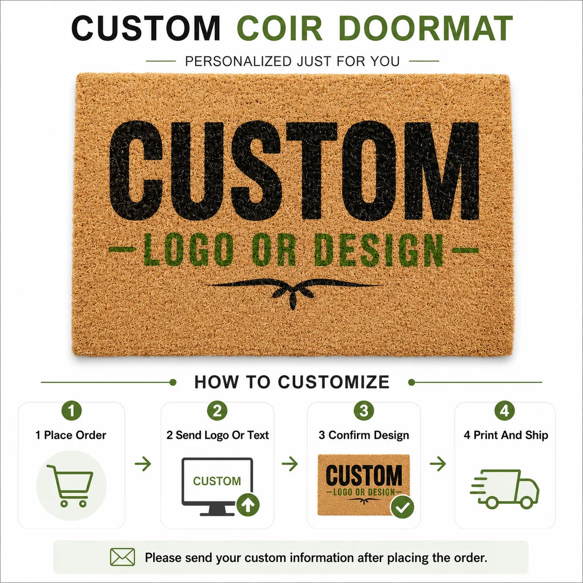 Coir Doormat Do You Want the House Tour Doormat Your Yext Design Welcome Mat Farmhouse Entry Rug Humor Front Door Decor