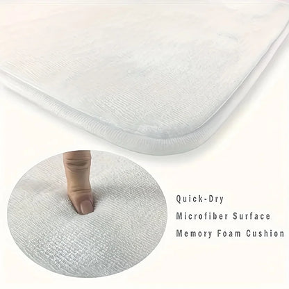 [Washable Doormat] Machine washable welcome doormat with home design pattern-suitable for bathroom, living room bedroom, kitchen
