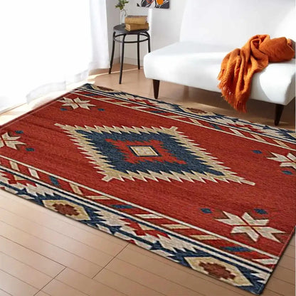 Home Persian Style Area Rug High Abstract Flower Art Carpets for Living Room Bedroom Anti-Slip Floor Mat Kitchen Tapetes De Sala