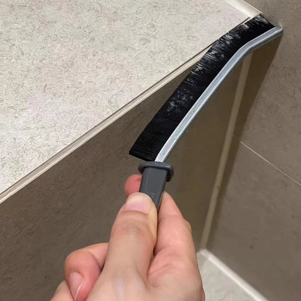 GrimeBuster™ 5-Piece Crevice Cleaning Brush Set – Heavy-Duty Gap & Grout Cleaner with Hard Bristles